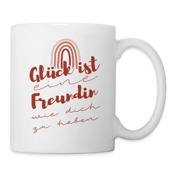 Beste Freundin - Tasse - Weiß - Rechts