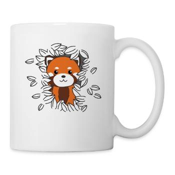 Panda rouge animaux doux pour les enfants Kawaii - Mug blanc - blanc - Droite