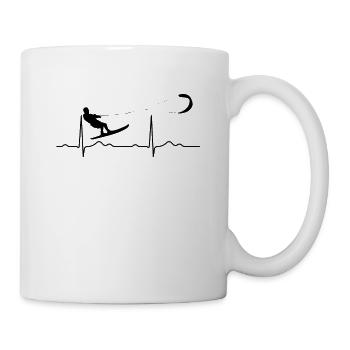 Voiles de cerfs-volants Kitesurf Kitesurf - Mug blanc - blanc - Droite