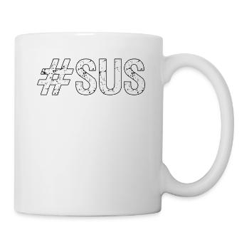 Funny Youth Word Sayings Young Girl Sus - Mug - white - Right