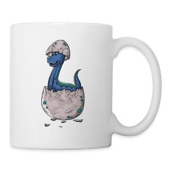 Dinosaurier - Tasse - Weiß - Rechts