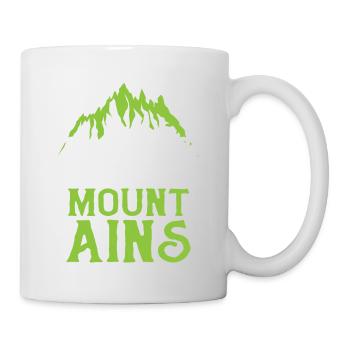Mountains Berges - Mug blanc - blanc - Droite