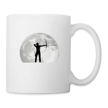 Archer Moon Archery Bow and Arrow - Mug - white - Right