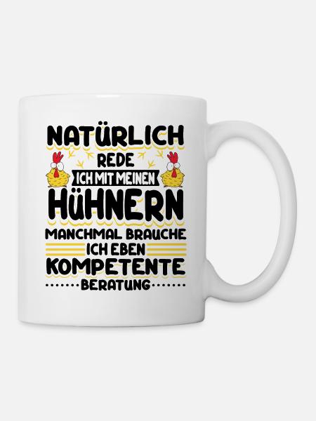 Hühner Huhn Haushühner Hühnerbesitzer - Tasse - Weiß