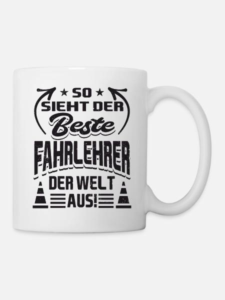 Bester Fahrlehrer - Tasse - Weiß