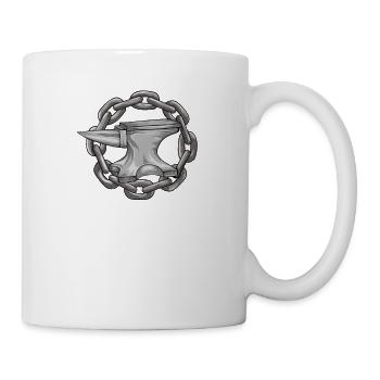Blacksmith Anvil Hammer Hifschmied Blacksmith Gift - Mug - white - Right
