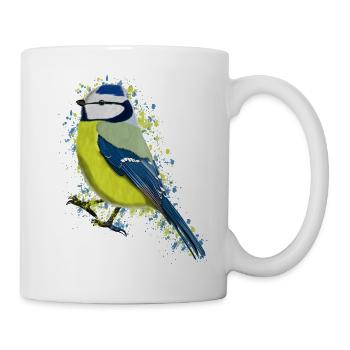 Blue Bird Bird Lover Birdwatcher - Mug - white - Right
