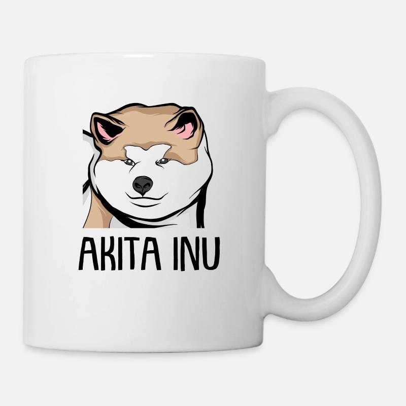 Akita Inu - Mug blanc - blanc