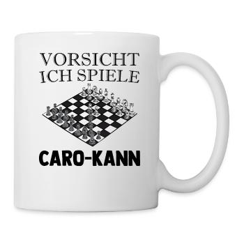 Schach - Tasse - Weiß - Rechts