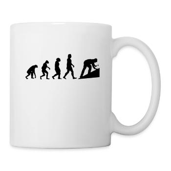 Toit de toit Evolution toit - Mug blanc - blanc - Droite