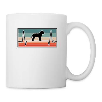 Lagotto Romagnolo Heartbeat Truffle Dog Gift - Mug - white - Right
