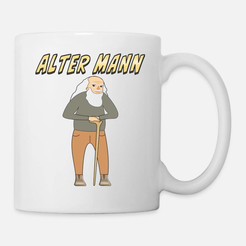 ALTER MANN - Tasse - Weiß
