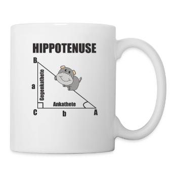 Nerd Geometry Hippotenuse Hypotenuse Math - Mug - white - Right