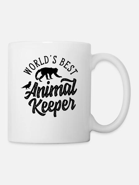 Weltbester Tierpfleger Tierpflege Tierpflegerin - Tasse - Weiß