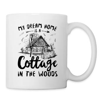 Cottagecore Aesthetic My Dream Home Is A Cottage - Mug blanc - blanc - Droite