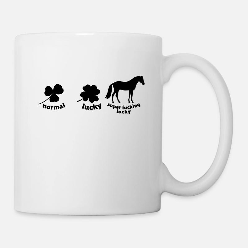 Pferd Reiten Pferde Mädchen Pferd Reiter Reiten - Tasse - Weiß