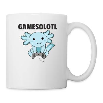 Axolotl Gamesolotl animaux doux pour les joueurs - Mug blanc - blanc - Droite