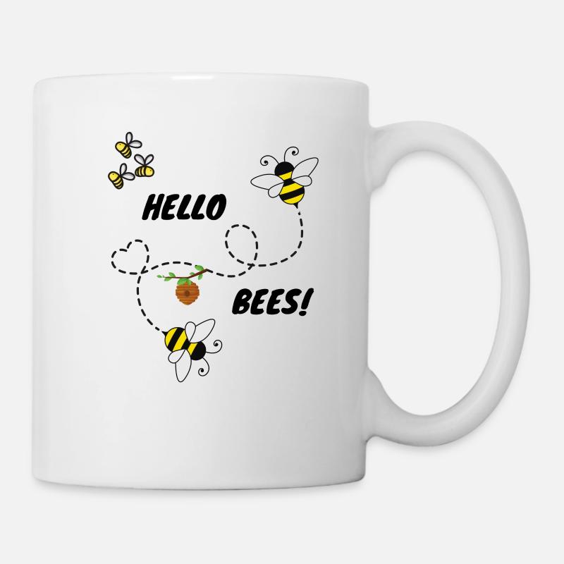 Hello Bees! - Mug - white