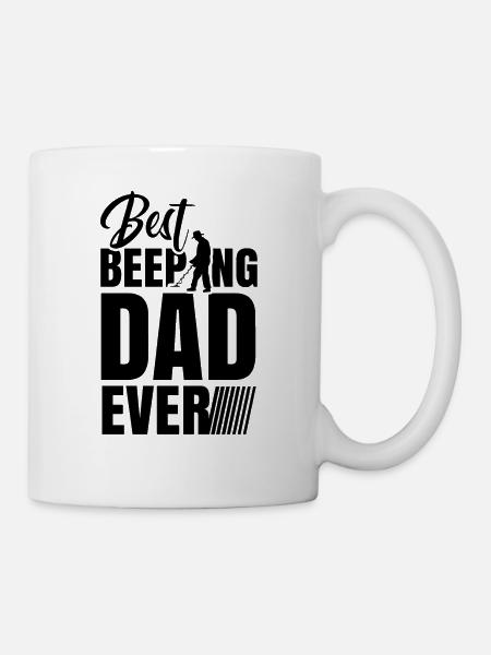 Metal Detecting Papa Sondengehen Sondengänger - Tasse - Weiß