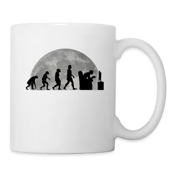 Gamer Evolution Moon Gaming Jeu vidéo - Mug blanc - blanc - Droite