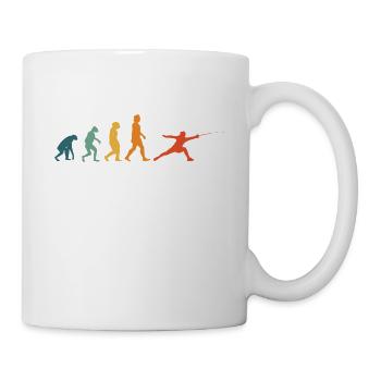 Fencing Evolution Retro Fencing - Mug - white - Right