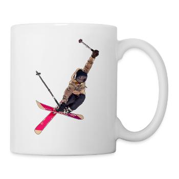 Ski - Mug blanc - blanc - Droite