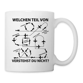 Modellflug Modellfliegen Kunstflug Modellflieger - Tasse - Weiß - Rechts
