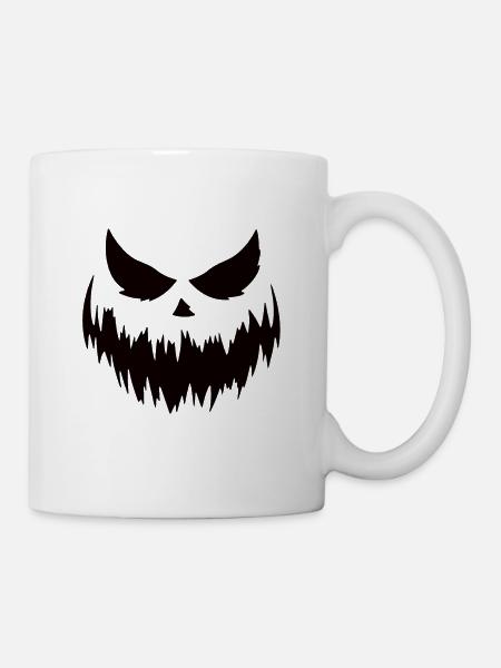 Citrouille Halloween - Mug blanc - blanc