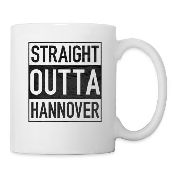 Straight Outta HANNOVER - Mug blanc - blanc - Droite