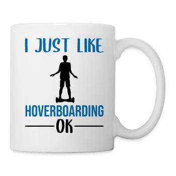 Hoverboard Saying E-Board Balance Board Kids - Mug - white - Right
