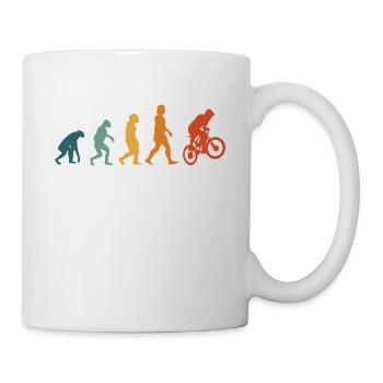 Vélo BMX Evolution Rétro Cyclisme - Mug blanc - blanc - Droite