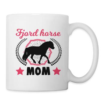 Fjord Horse Mom Fjord Horse Norwegian - Mug - white - Right
