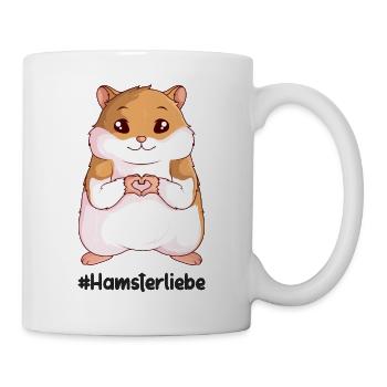 Hamster - Tasse - Weiß - Rechts