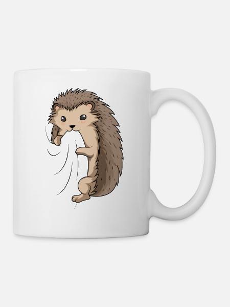 Igel - Tasse - Weiß