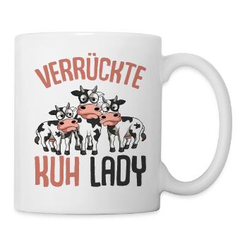 Kuh - Tasse - Weiß - Rechts