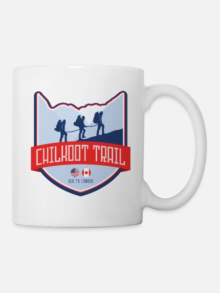 Chilkoot Trail - USA nach Kanada - Tasse - Weiß