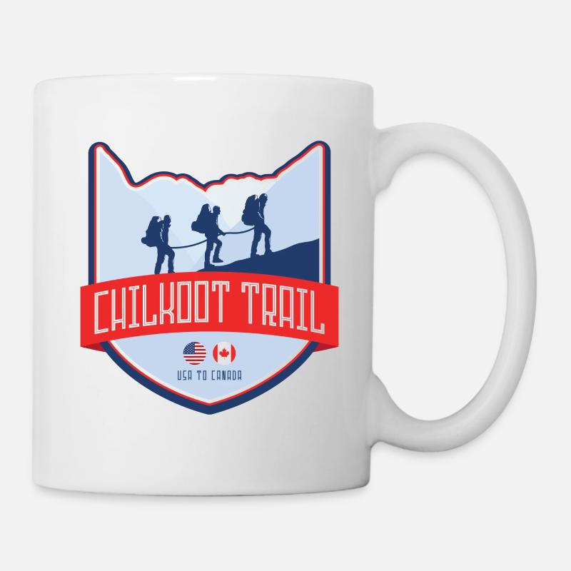 Chilkoot Trail - USA nach Kanada - Tasse - Weiß