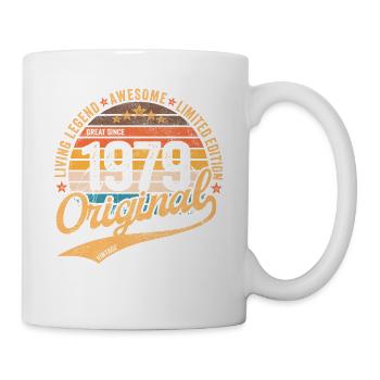1979 Birthday Retro Vintage born in 1979 - Mug - white - Right