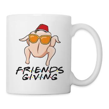Friendsgiving Turkey Thanksgiving - Mug blanc - blanc - Droite