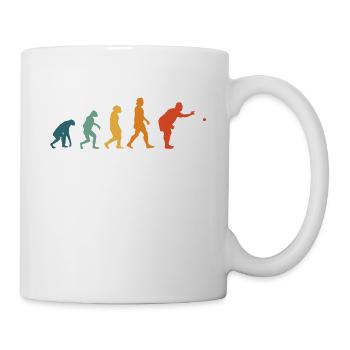 Boccia Evolution Retro Boule Petanque - Tasse - Weiß - Rechts