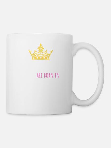Königinnen werden im Juni Geburtstag Krone Geschenk geboren - Tasse - Weiß