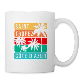 Saint Tropez - Tasse - Weiß - Rechts