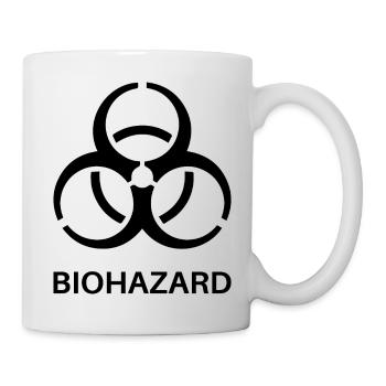 Biohazard Warning, Biohazard Warning - Mug - white - Right