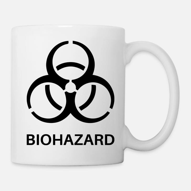 Biohazard Warning, Biohazard Warning - Mug - white