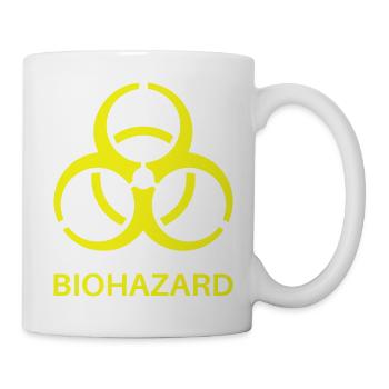 Biohazard Warning, Biohazard Warning - Mug - white - Right