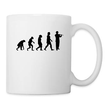 Flûtiste Evolution Flûte flûte - Mug blanc - blanc - Droite