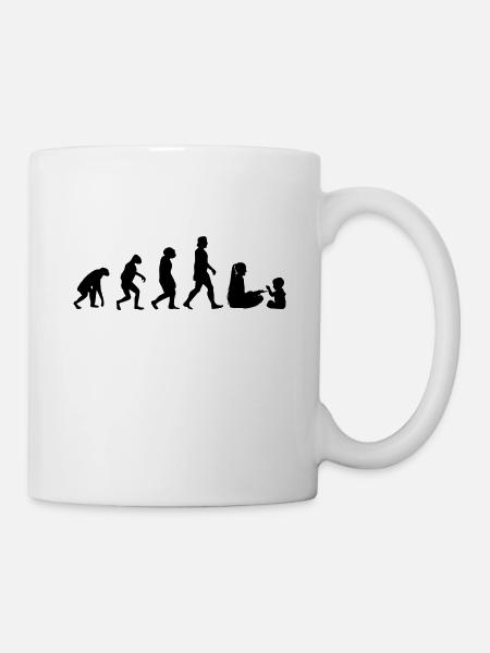 Kindergärtnerin Evolution Erzieherin Kindergarten - Tasse - Weiß