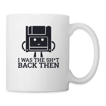 "Diskette | Informatik Computer Geek" - Tasse - Weiß - Rechts