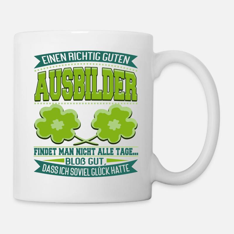 Bester Ausbilder Danke Ausbildung - Tasse - Weiß