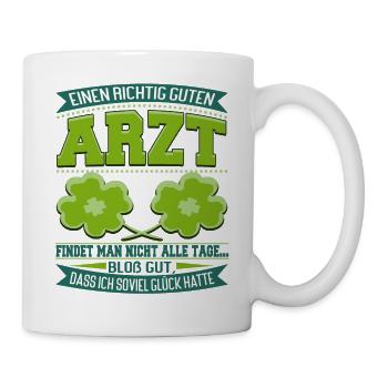 Bester Arzt Danke - Tasse - Weiß - Rechts